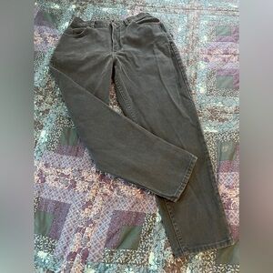Lee Vintage High Waist Green Jeans Women's Size 14 Petite